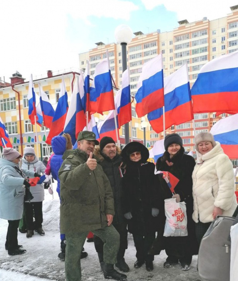 Томск. 26 марта 2022. Пикет за восстановление Единого Отечества и расследование событий 1991 года